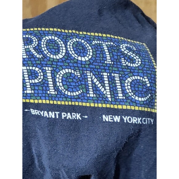 roots picnic Bryant park NYC 2016 Adult M T-shirt Black Slim @i2 Okayplayer - Picture 6 of 7